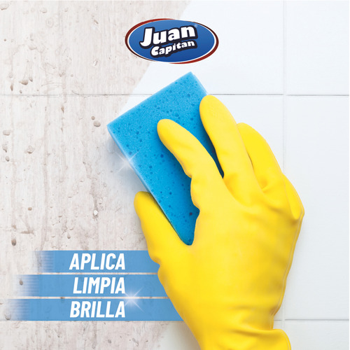 Juan Capitán: Limpiador De Baños, Azulejos, Lavabos y Superficies. No Ácidico. 4 Lts