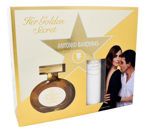 Set The Golden Secret Antonio Banderas 2pz - Mujer