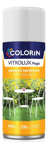 Aerosol Vitrolux Magic Esmalte 3 En 1 Satinado 440 Cm3 Color Blanco