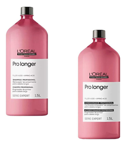  Kit Shampoo E Condicionador Profissional Loreal Pro Longer