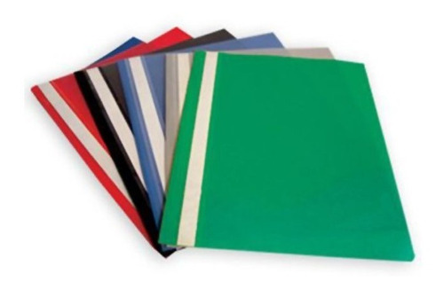 Carpeta Presentacion A4 Base Opaca Tapa Transparente Packx10 Color Verde