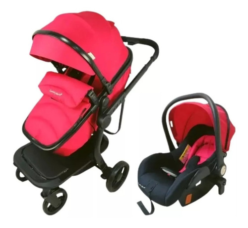 Carriola Para Bebes  3n 1 Confety World Kelly Jsts811 Rojo