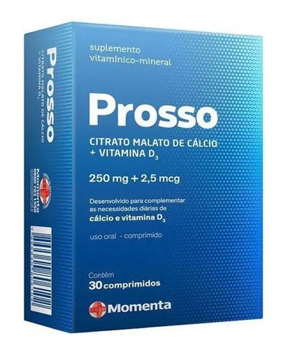 Prosso 250mg 30 Comprimidos. Sabor Sem sabor