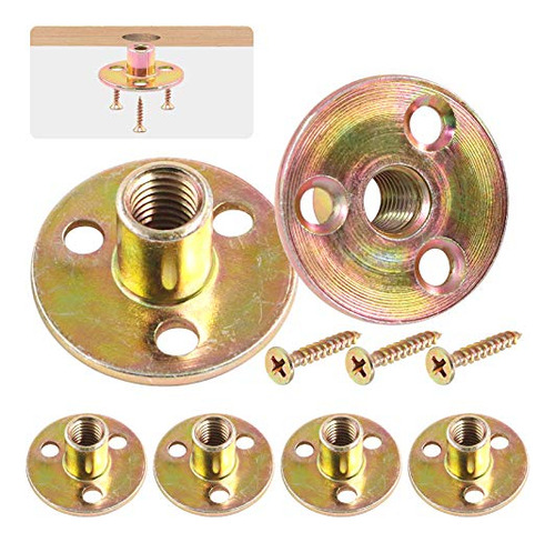 Tuerca En T Con Base Redonda, M10, 64pcs
