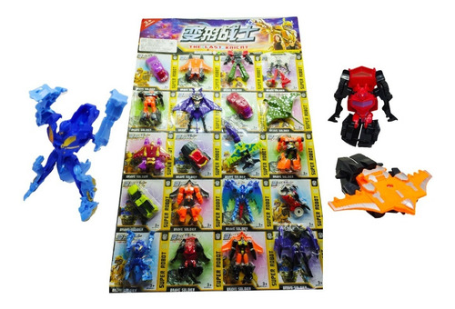 Set De 3 Robot Transformers Juguete Convertible Importado