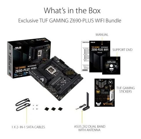 Motherboard Asus Tuf Z690-plus Ddr5 Wifi 6 2.5 Gb Usb C