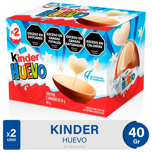 Chocolate Kinder Sorpresa Niño X2 Huevos Juguete Nene 