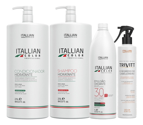 Itallian Color Shampoo 2,5l Ox 30v Cond. 2,5l Segredo Trivit