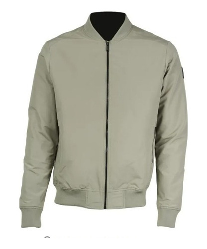 Chamarra Tipo Bomber Verde Para Caballero