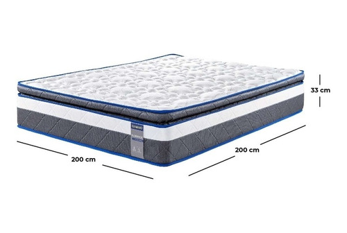 Imagen 5 de 5 de Colchón Eldorado King Florence 200 X 200 Cm Colchones King E