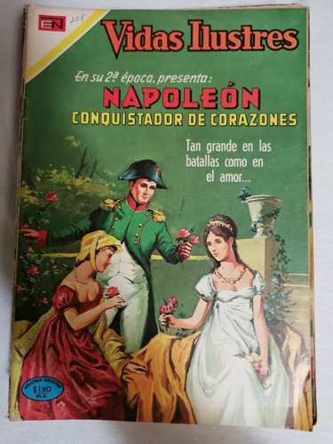 Cómic Vidas Ilustres Napoleón Conquistador De Corazones