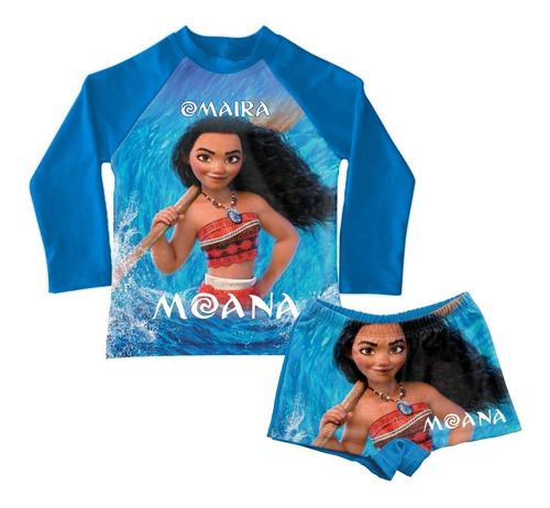 Conjunto De Traje De Baño Niña Moana