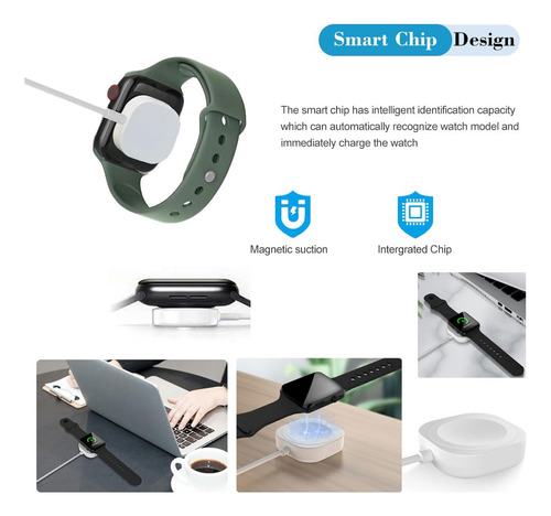 Base De Carga Usb Para Apple Watch Series 1-8