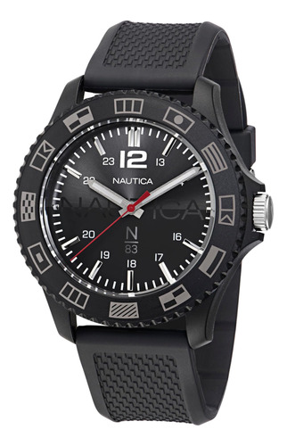 Nautica Reloj Para Hombre Napwvf303 Wavemakers Con Correa De