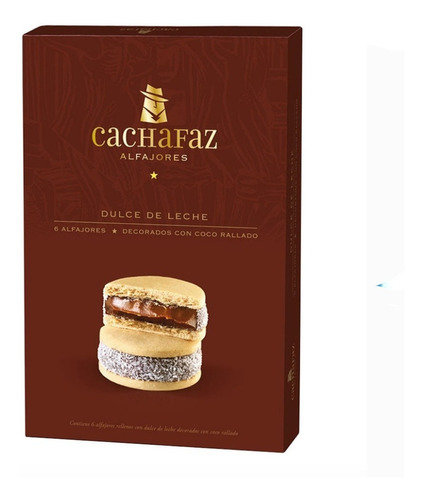 Alfajor Cachafaz Maicena X6 Unidades Regalería