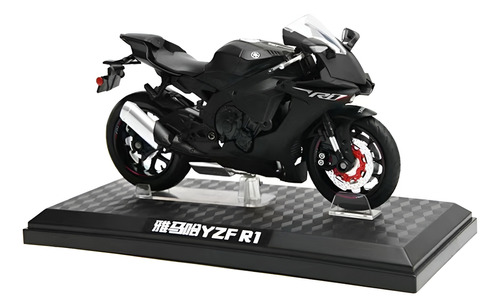 Yamaha Yzf-r1 1:12 Miniatura Metal Moto Colección 17 Cm