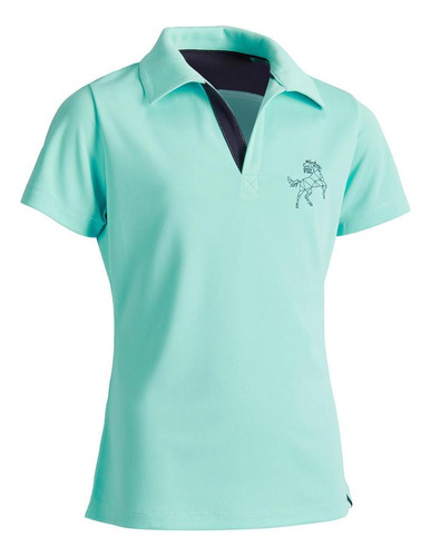 Polo Infantil De Hipismo 500 Mesh