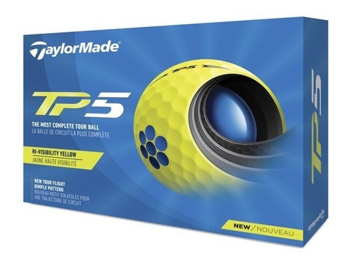 Kaddygolf Pelotas Taylormade Tp5 Amarilla - Caja X 24 Nuevas