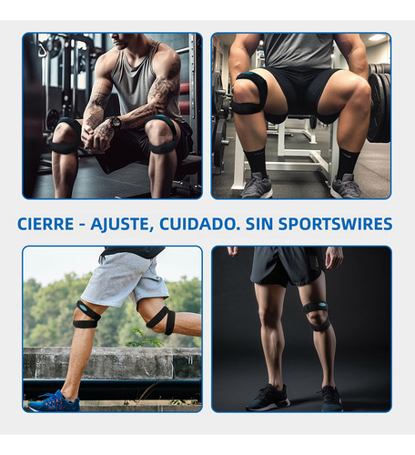 Rodillera Elastica Rodilleras Deportivas Rodillera Ajustable Para La Rodilla Soporte Para Deportes Aniczon