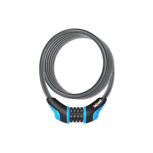 Imagem 1 de 1 de Cadeado Espiral Bicicleta Onguard 8169 Neon 120cmx12mm Azul