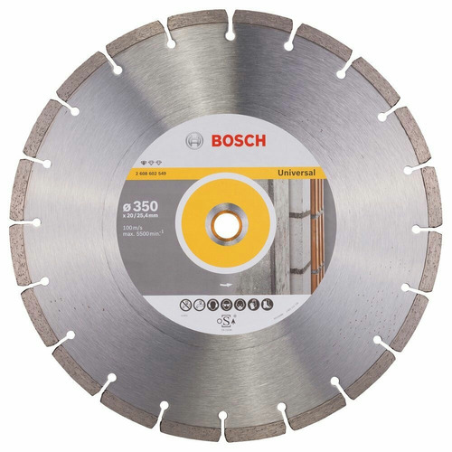 Disco Diamante Segmentado Bosch De 14  Usos Gen Material