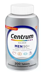 Centrum Silver Men 50+ Americano (200 Tabs) Hombre +50 Años