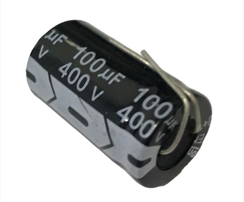 2 Condensador Electrolítico 100 Uf X 400v Microfaradios