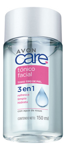 Avon Care Tónico Facial Con Agua De Rosas Todo Tipo De Piel Momento De Aplicación Día/noche