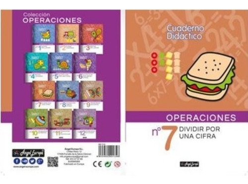 Libro Didactico De Operaciones Dividir Por Una Cifra No. 07
