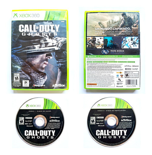Call Of Duty Ghosts Xbox 360 - Hablado En Español (Reacondicionado)