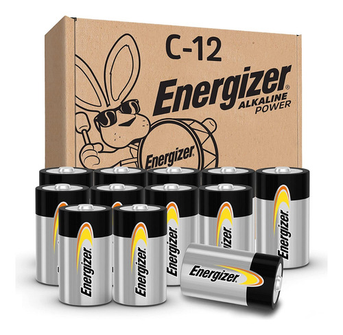 Betaría Energizer Alcalinas C-12 9 V Original Larga Duracion