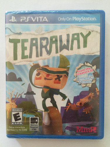 Tearaway Ps Vita 100% Nuevo, Original Y Sellado