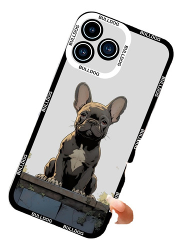 Bonita Funda De Teléfono Con Forma De Bulldog Francés Para I