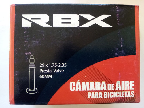 Camara Bicicleta Rbx Aro 29 X 1.75/2.35 V. Francesa 60mm