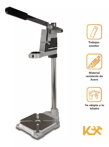 Soporte Taladro Vertical Base Hierro Pesado Incluye Prensa XTD