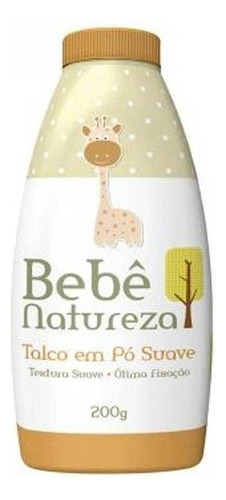 Talco Bebe Natureza 200g Suave Baby