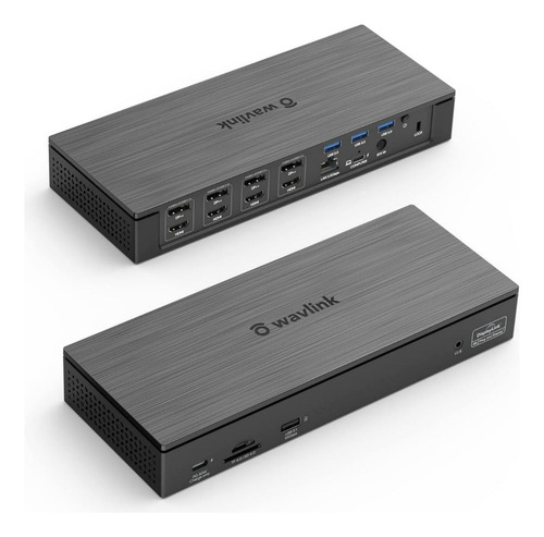Dockstation Displaylink Wavlink 19 Em 1 - 4 Monitores 4k 5k