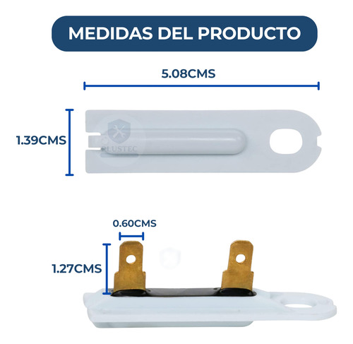 Fusible Termico Secadora Whirpool Wp3392519 - 100% Original