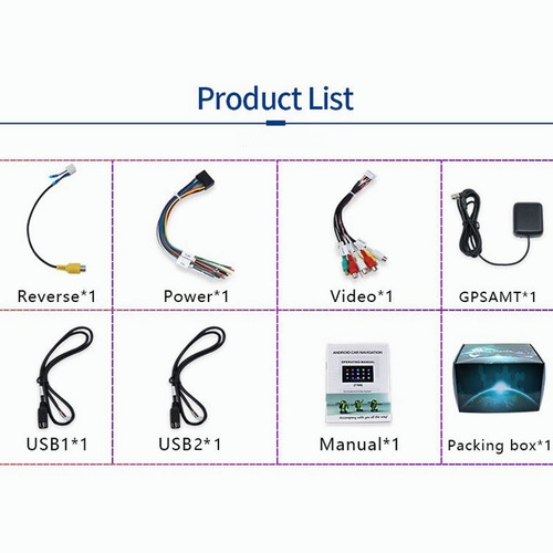Imagen 10 de 10 de Estéreo Para Auto 1din Wifi Gps Android 9.1 De 10 In