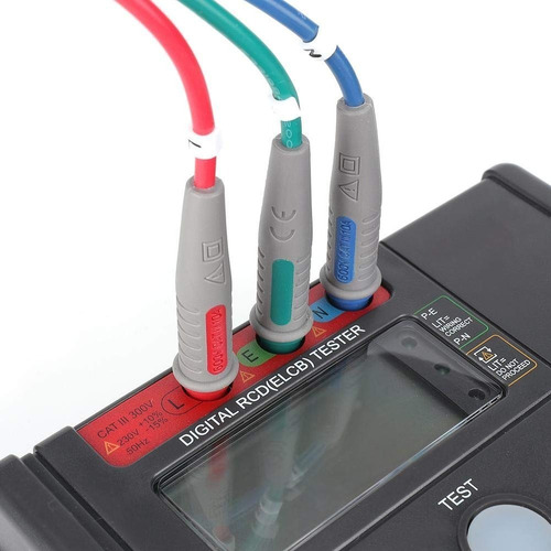 Tester Disyuntor Diferencial Rcd Interruptor Medidor Probado