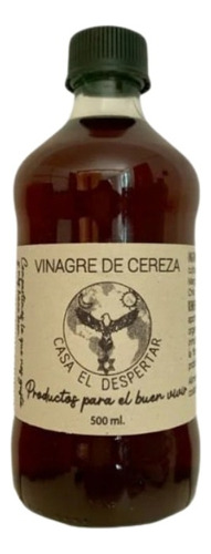 Vinagre Orgánico De Cereza 500ml Casa El Despertar