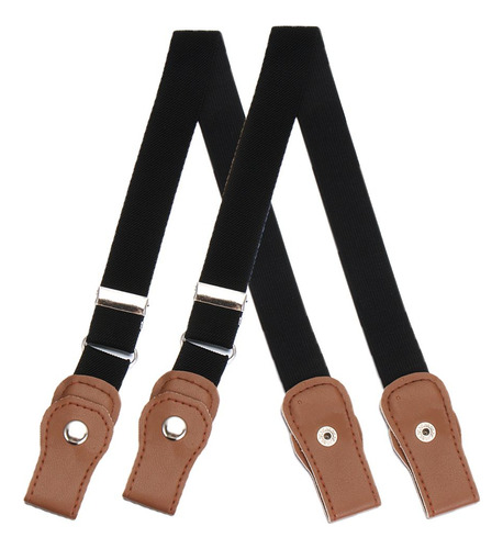 Cinturones Para Niños De Lona Elástica Sin Hebillas A La Mod