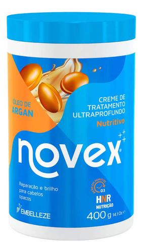 Creme De Tratamento Novex Óleo De Argan Hidratação De 400ml 400g