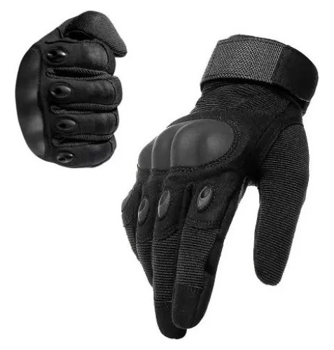 Guantes Tacticos Bicicleta Moto Airsoft Con Dedo Militar