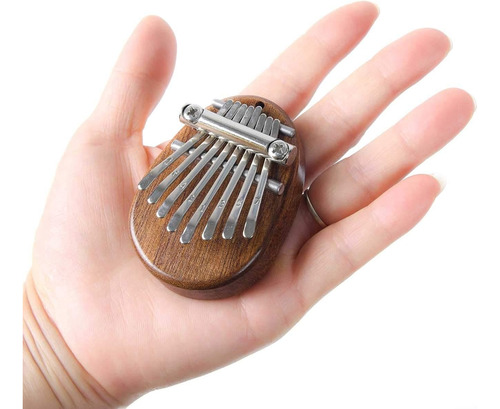 8 Teclas Portátil Kalimba Instrumento Musical Piano Pulgar