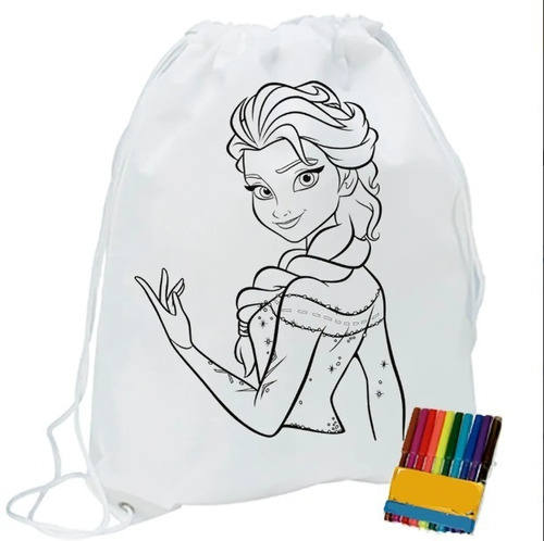 Mochila Divertida!!!pinta, Lava Y Vuelve A Pintar!!!