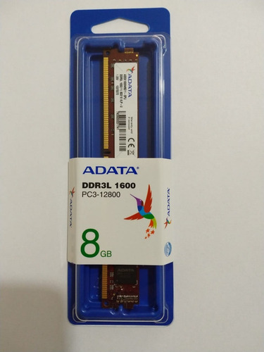 Memoria Ddr3 Adata 8 Gb 1600 Pc3-12800
