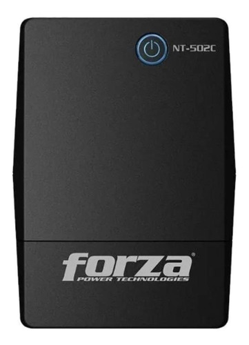 Imagen 1 de 3 de UPS Forza NT Series NT-502C 500VA entrada y salida de 220V con entrada de 162V/268V CA negro
