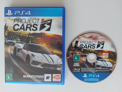 Jogo PS4 Corrida Project Cars 3 Mídia Física Novo Lacrado - BANDAI