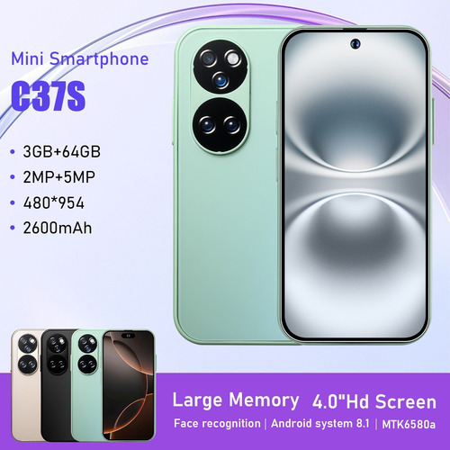 Smartphone C37s De 4 Pulgadas Con Pantalla Pequeña Y 4g